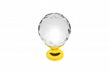 Ручка-кнопка с кристаллом GZ-CRPA30-03 золото — купить оптом и в розницу в интернет магазине GTV-Meridian.
